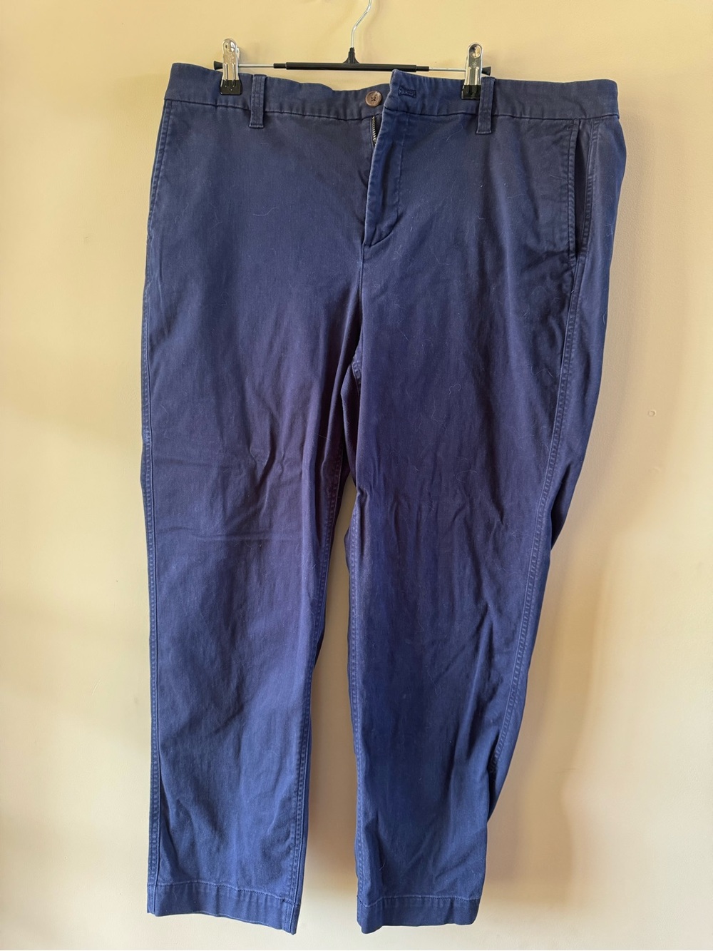 J. Crew Factory Women's Navy Straight-Leg Pants